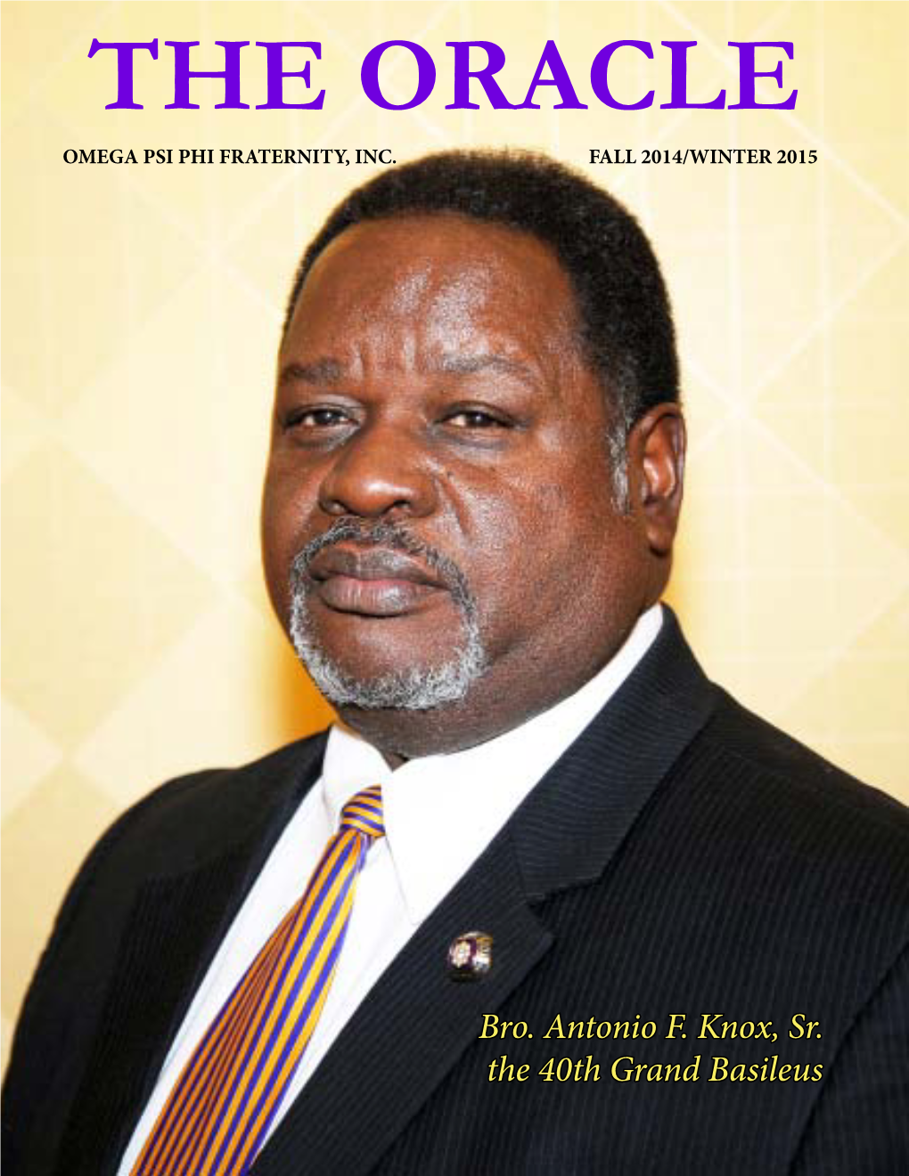 Bro. Antonio F. Knox, Sr. the 40Th Grand Basileus