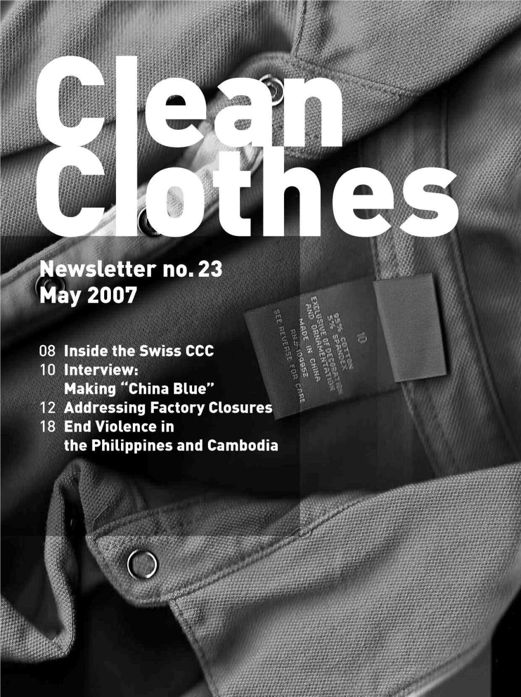 Clean Clothes Newsletter No. 23