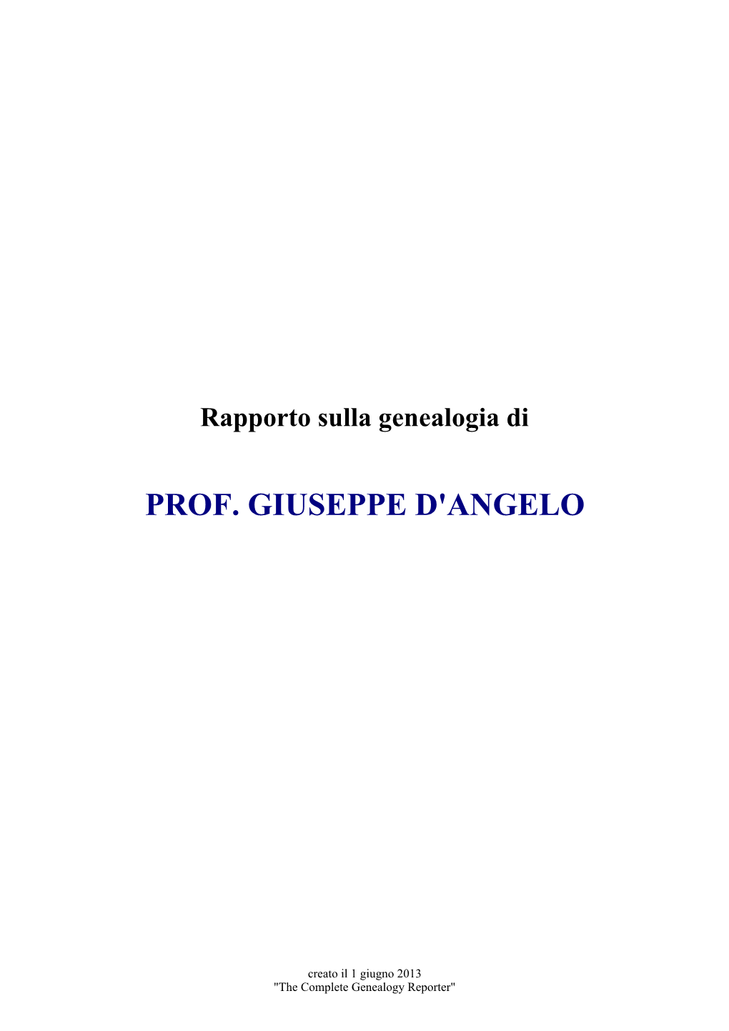 Giuseppe D'angelo