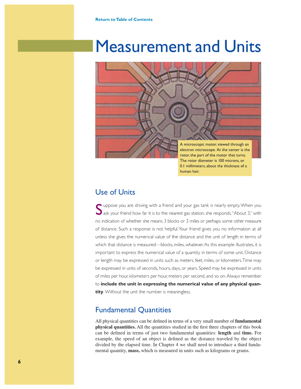 Measurement and Units