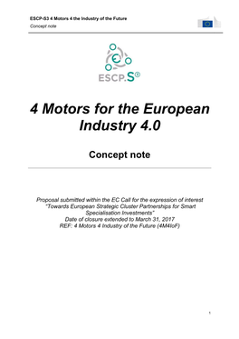 ESCP S3 4 Motors Industry of the Future Final Version Submission