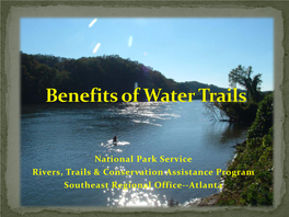 Benefits of Water Trails