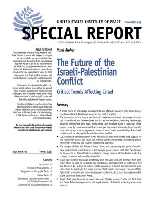 The Future of the Israeli-Palestinian Conflict