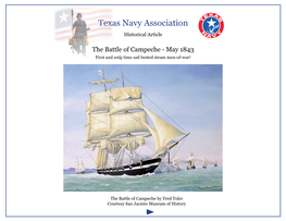 Battle of Campeche - May 1843 First and Only Time Sail Bested Steam Men-Of-War!