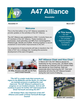 A47 Alliance Newsletter
