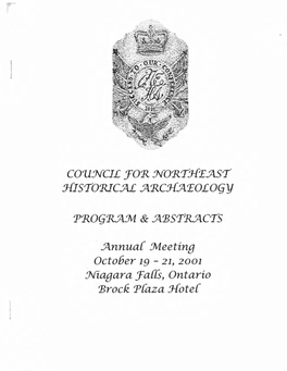 2001 Conference at the Brock Plaza Hotel