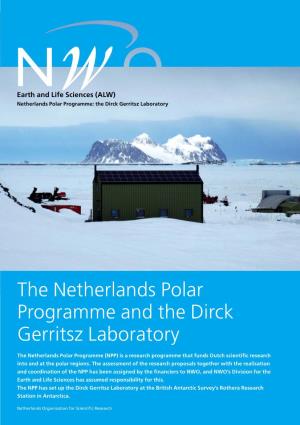 The Netherlands Polar Programme and the Dirck Gerritsz Laboratory