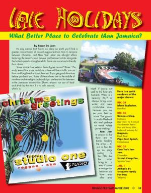 Irie Holidays What Better Place to Celebrate Than Jamaica?