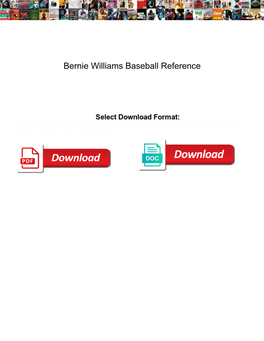 Bernie Williams Baseball Reference