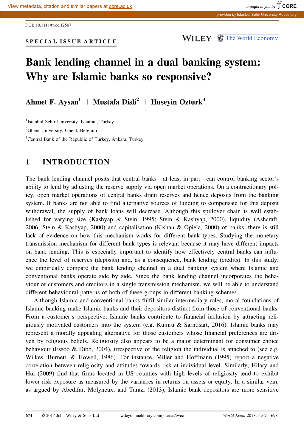 Bank Lending Channel in a Dual Banking System: Why Are Islamic Banks So Responsive?