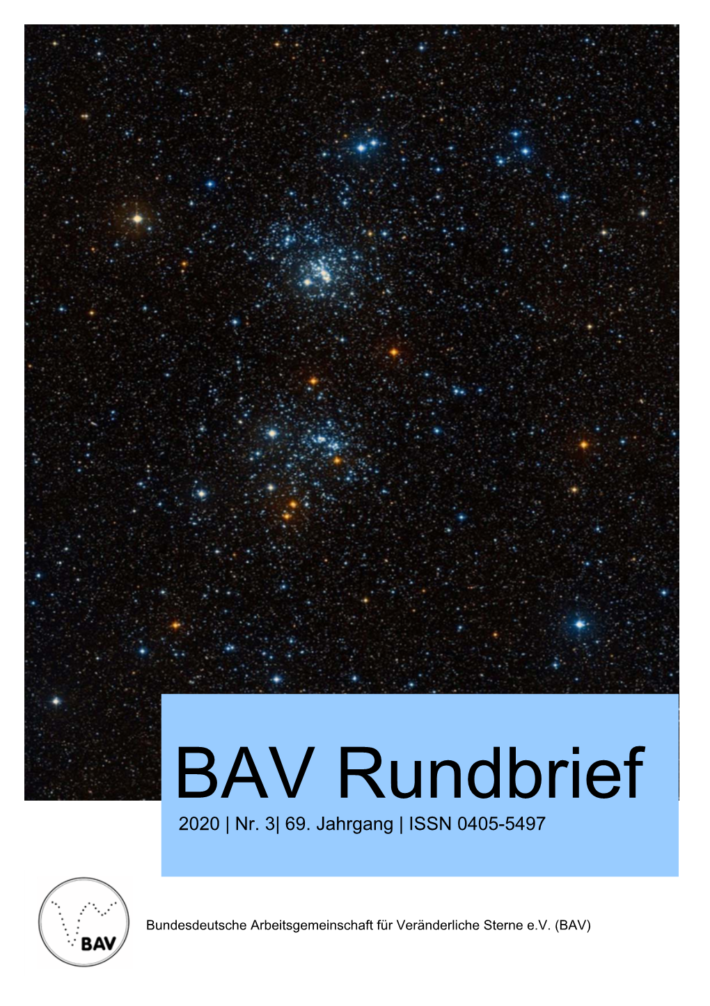 BAV Rundbrief Nr. 3 (2020)