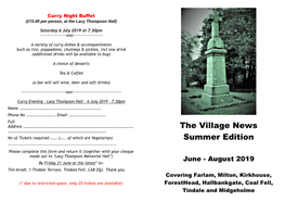 The Village News Summer Edition