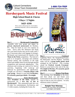 Music in the Parks: Hersheypark