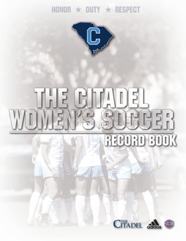 Record Book the Citadel Athletics Communications