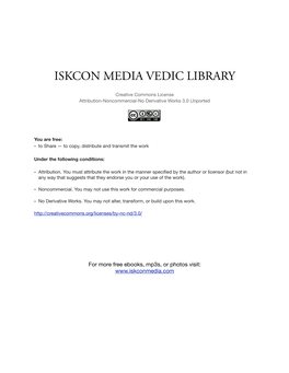 Iskcon Media Vedic Library