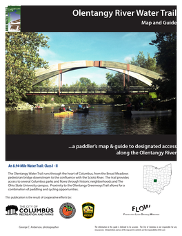 Olentangy River Water Trail Map and Guide