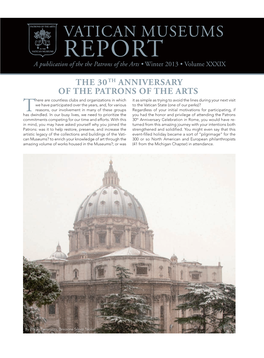 International Vatican Museum Report
