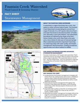 Fountain Creek Watershed Stormwater