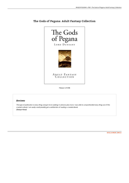 Read Ebook \\ the Gods of Pegana: Adult Fantasy Collection
