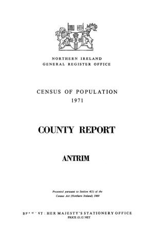1971 Census Antrim County Report