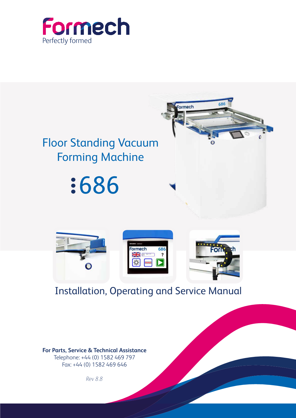 Floor Standing Vacuum Forming Machine .686