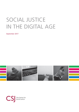 Social Justice in the Digital Age SOCIAL JUSTICE in the DIGITAL AGE