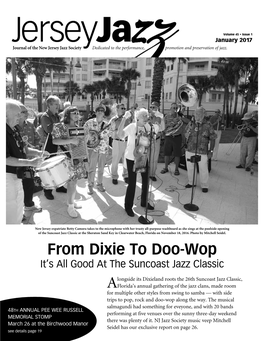 From Dixie to Doo-Wop It’S All Good at the Suncoast Jazz Classic