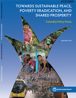 Towards Sustainable Peace, Poverty Eradication, and Shared Prosperity