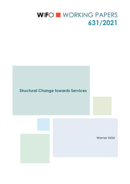 Structural Change Towards Services