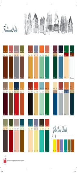 Chart Colours May Vary Slightly from Paint Colours Due to the Limitations of the Printing Process