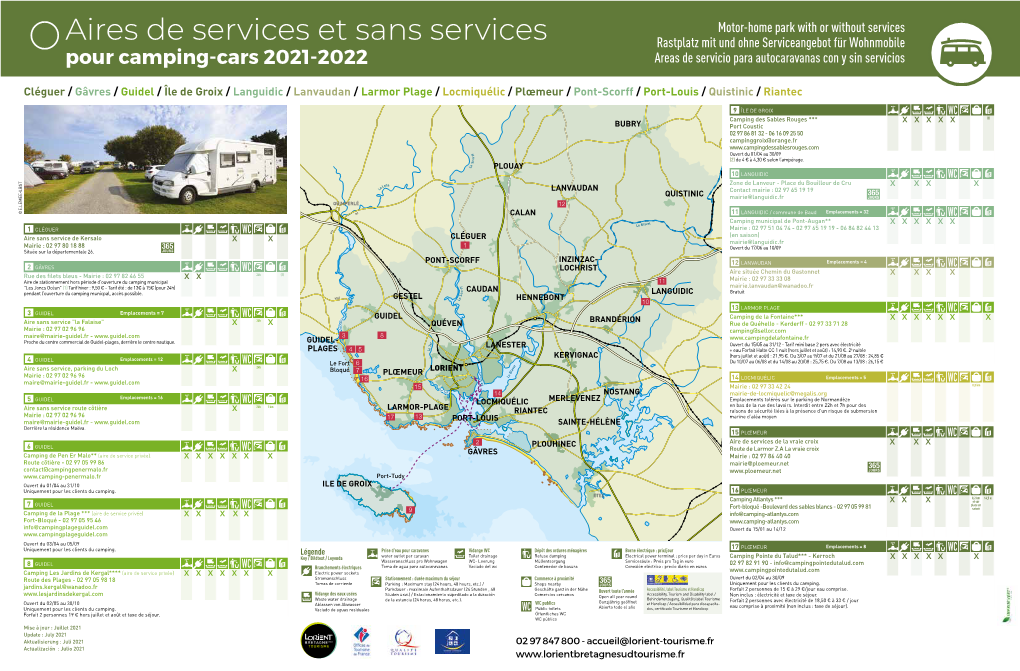 Téléchargez La Carte Des Aires De Camping-Cars