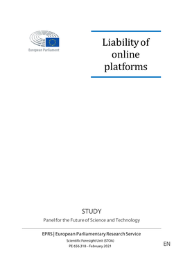 Liability of Online Platforms