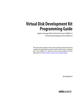 Virtual Disk API Programming Guide