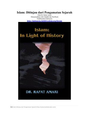 Islam Ditinjau Dari Pengamatan Sejarah [