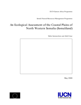 An Ecological Assessment of the Coastal Plains of North Western Somalia (Somaliland)
