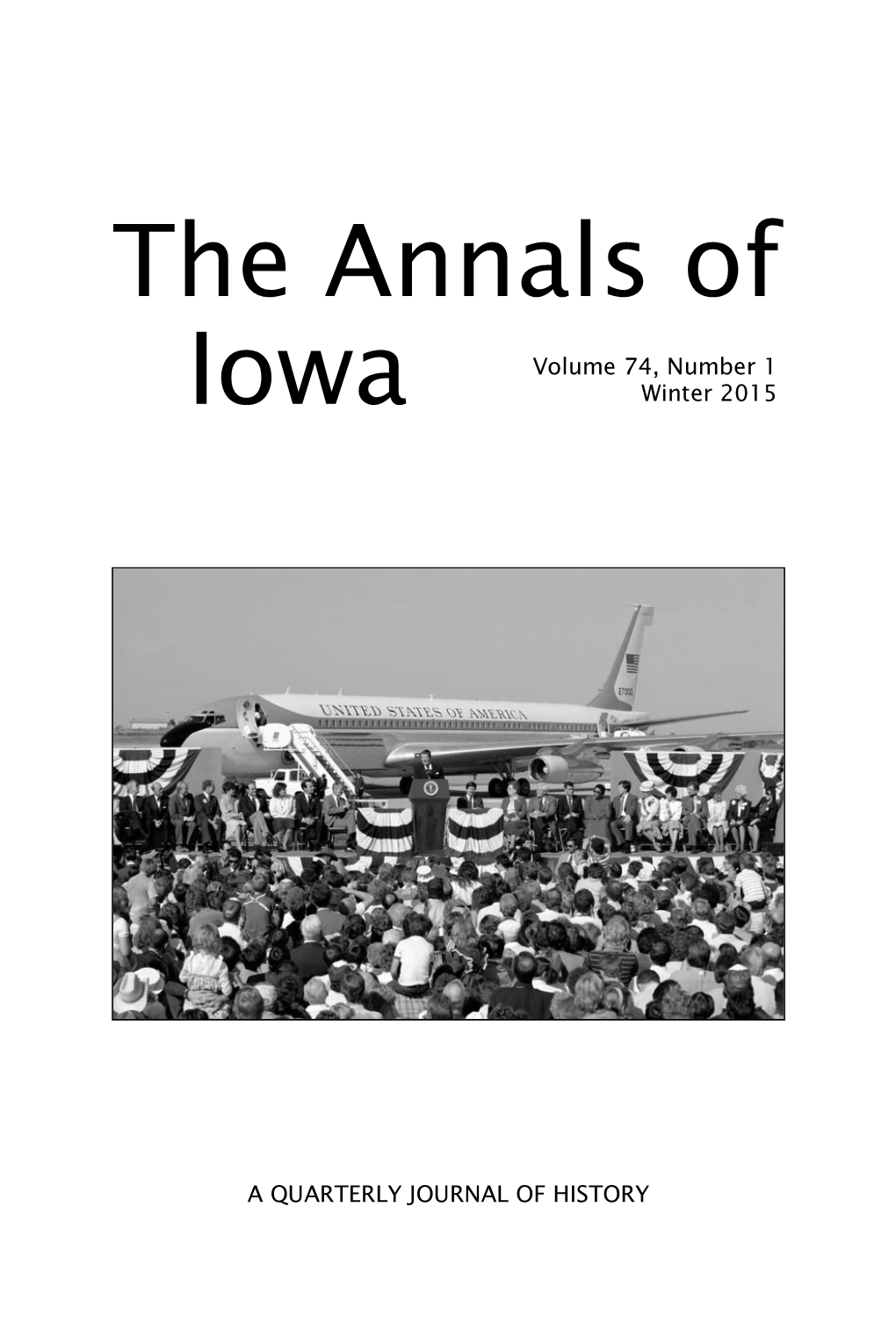 THE ANNALS of IOWA 74 (Winter 2015)