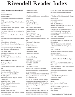 Rivendell Reader Index