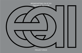 EAI at ICA February 2–March 25