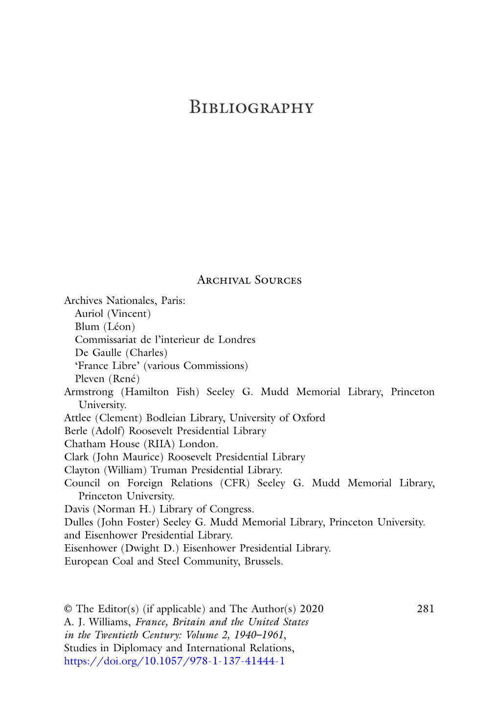 Bibliography