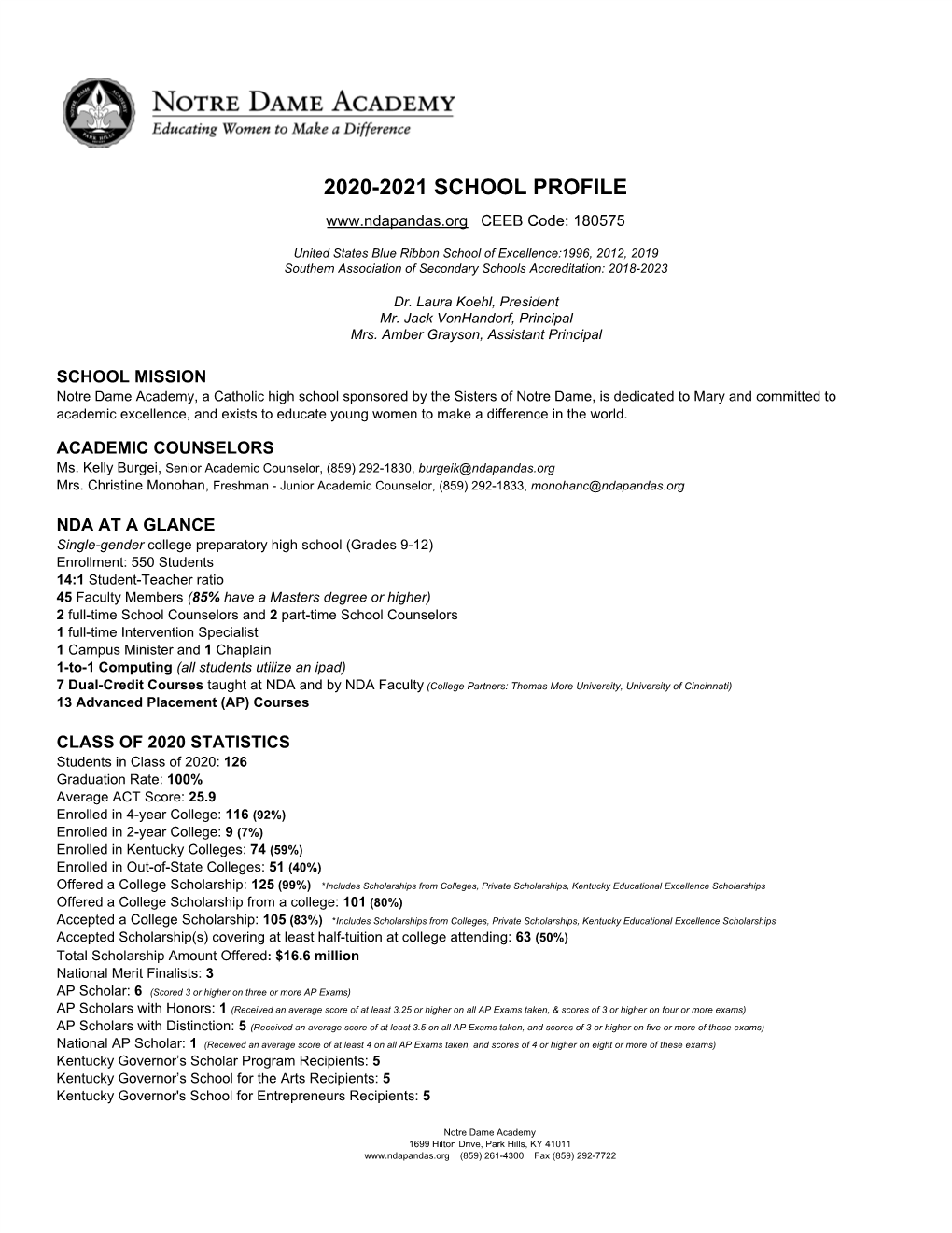 School Profile