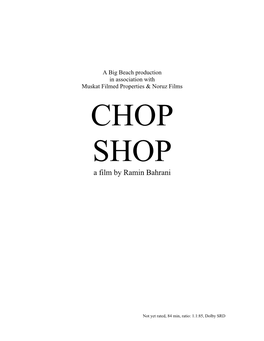 Chop Shop Press