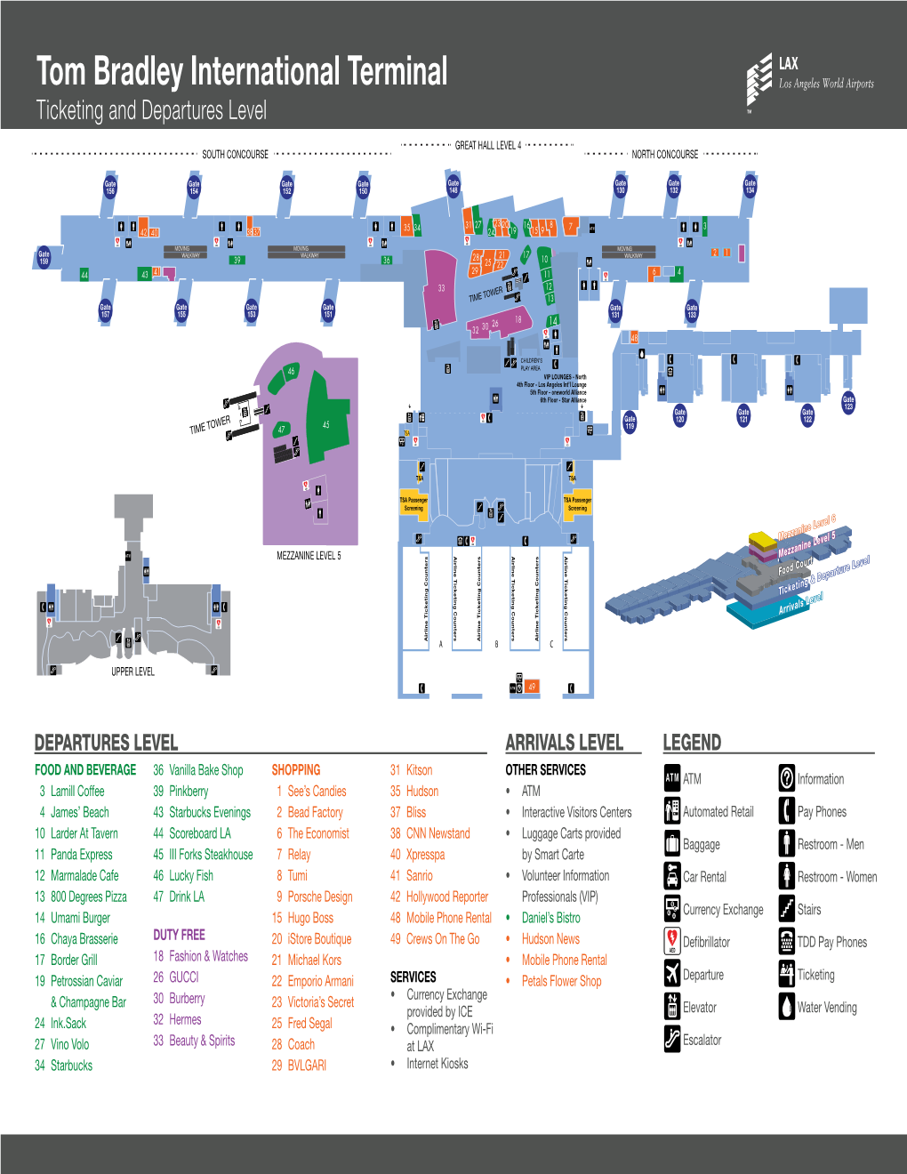 Tom Bradley International Terminal Ticketing and Departures Level - DocsLib