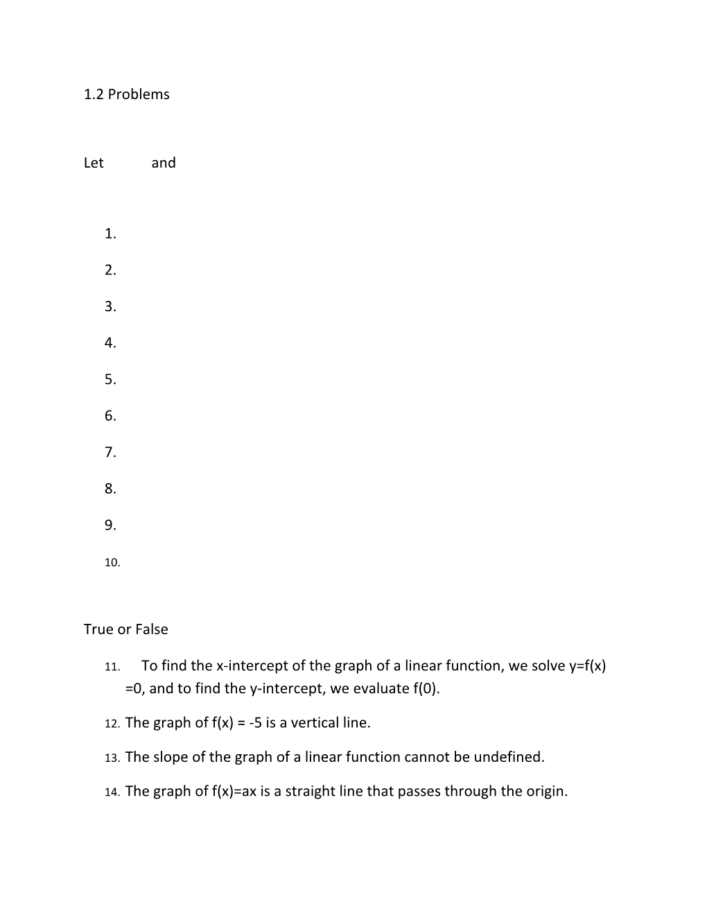 Let Fx=7-5X and Gx=2X-3