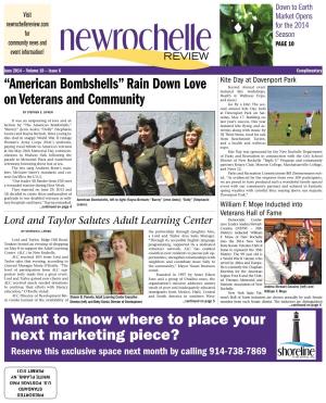 Want to Know Where to Place Your Next Marketing Piece? “American Bombshells” Rain Down Love on Veterans and Community