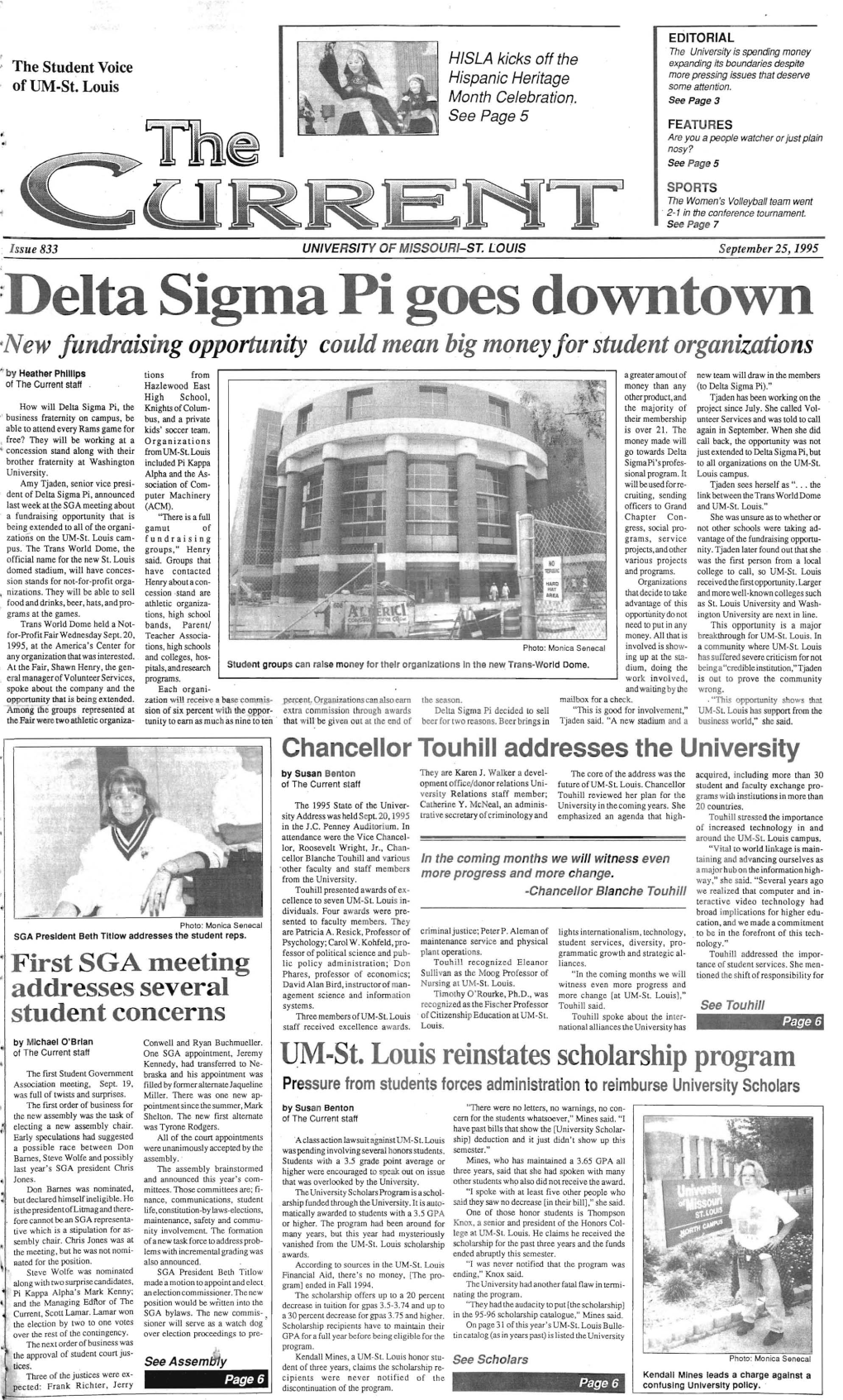 Delta Sigma Pi Goes Downtown New Fundraising Opportunity Could Mean Big Money for Student Organizations