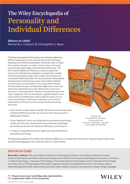 Personality and Individual Differences