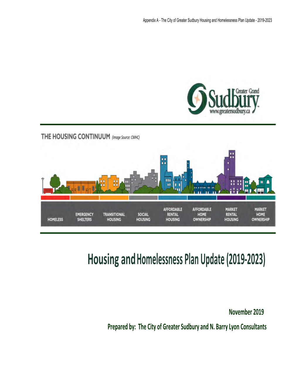 Housing Andhomelessness Plan Update (2019-2023)