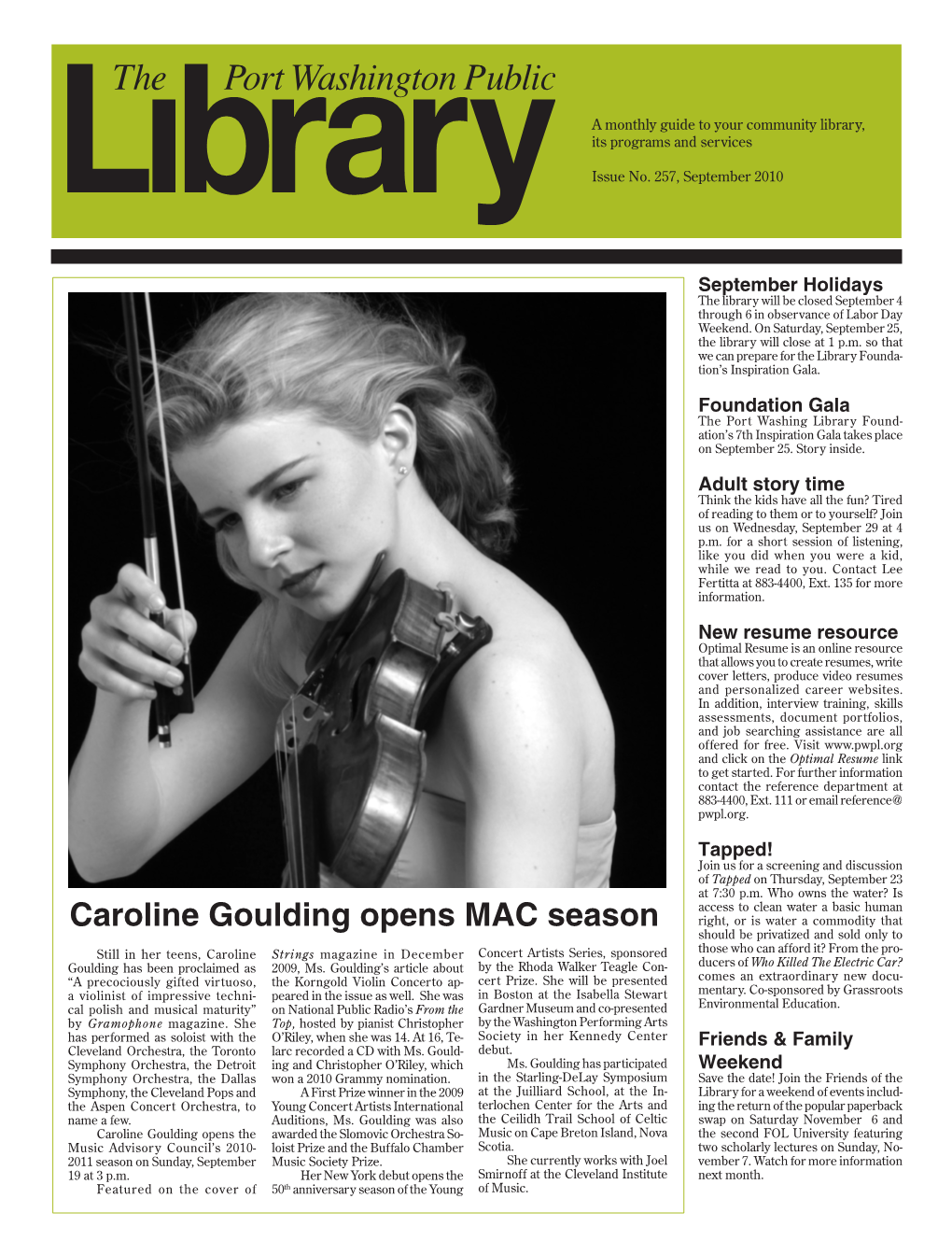 Caroline Goulding Opens MAC Season