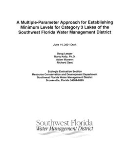 A Multiple Approach for Establishing Minimum Levels for Catagory 3