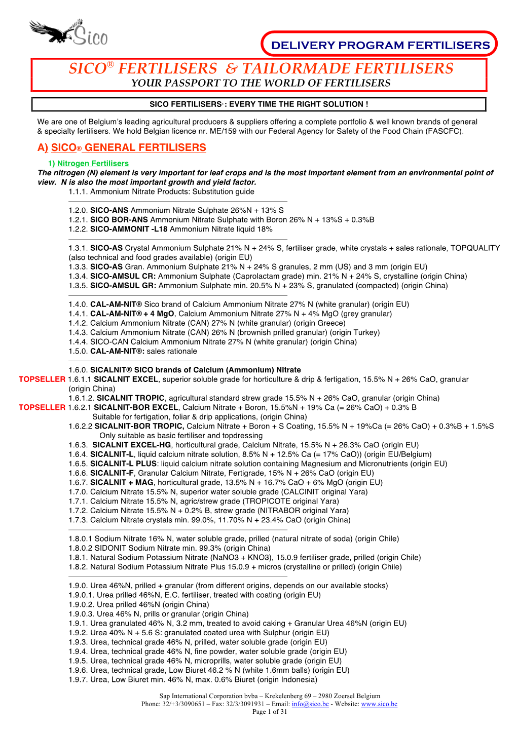 Sico Fertilisers Engels